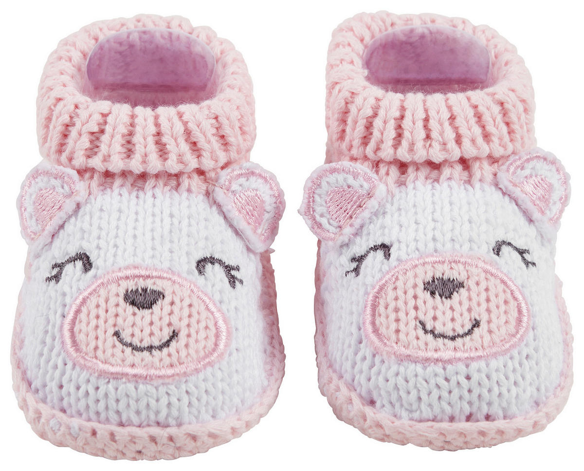 OBUV velikost: 0-3 M - bílá/růžová, Basics, textil (0-3 Mnull) - My Baby Lou