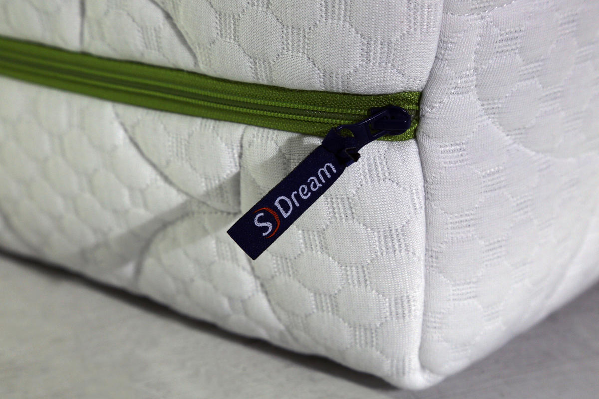 LEŽIŠČE IZ UDOBNE PENE 90/200 cm  - bela, Design, tekstil (90/200cm) - Hom`in