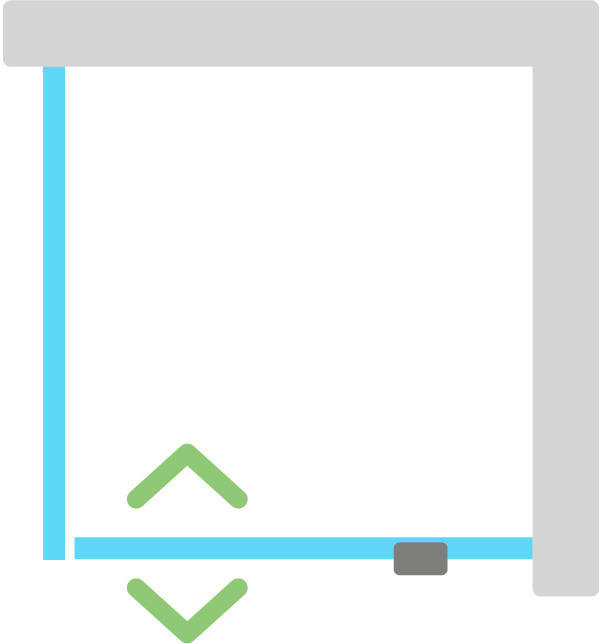 DUSCHKABINE 80/200/90 cm  in Silberfarben  - Silberfarben, MODERN, Glas/Metall (80/200/90cm) - Schöner Wohnen