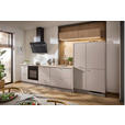 EINBAUKÜCHE   - Eichefarben/Grau, KONVENTIONELL, Holzwerkstoff - Xora