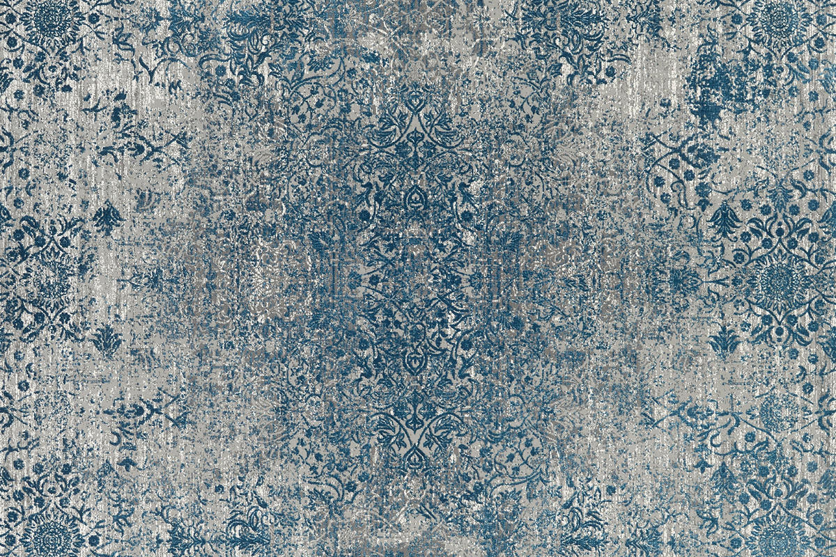 WEBTEPPICH 240/340 cm Blau  - Blau, Design, Textil (240/340cm) - Musterring