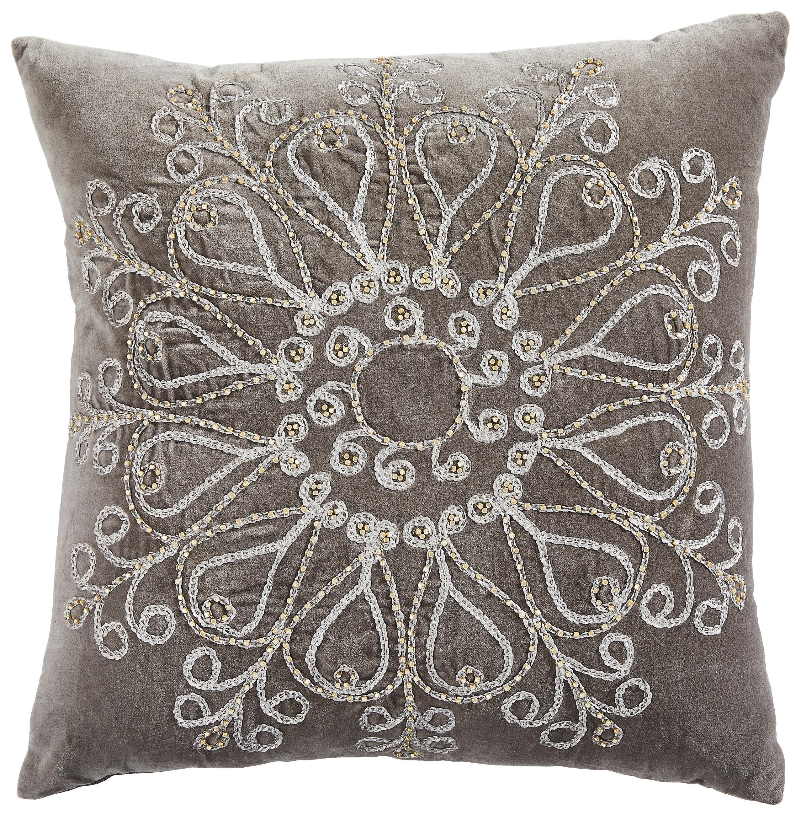 ZIERKISSEN 45/45 cm  - Beige, LIFESTYLE, Textil (45/45cm) - Esposa
