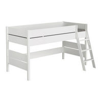 HOCHBETT 120/200 cm Weiß Grau  - Weiß/Grau, KONVENTIONELL, Holzwerkstoff (120/200cm) - Paidi