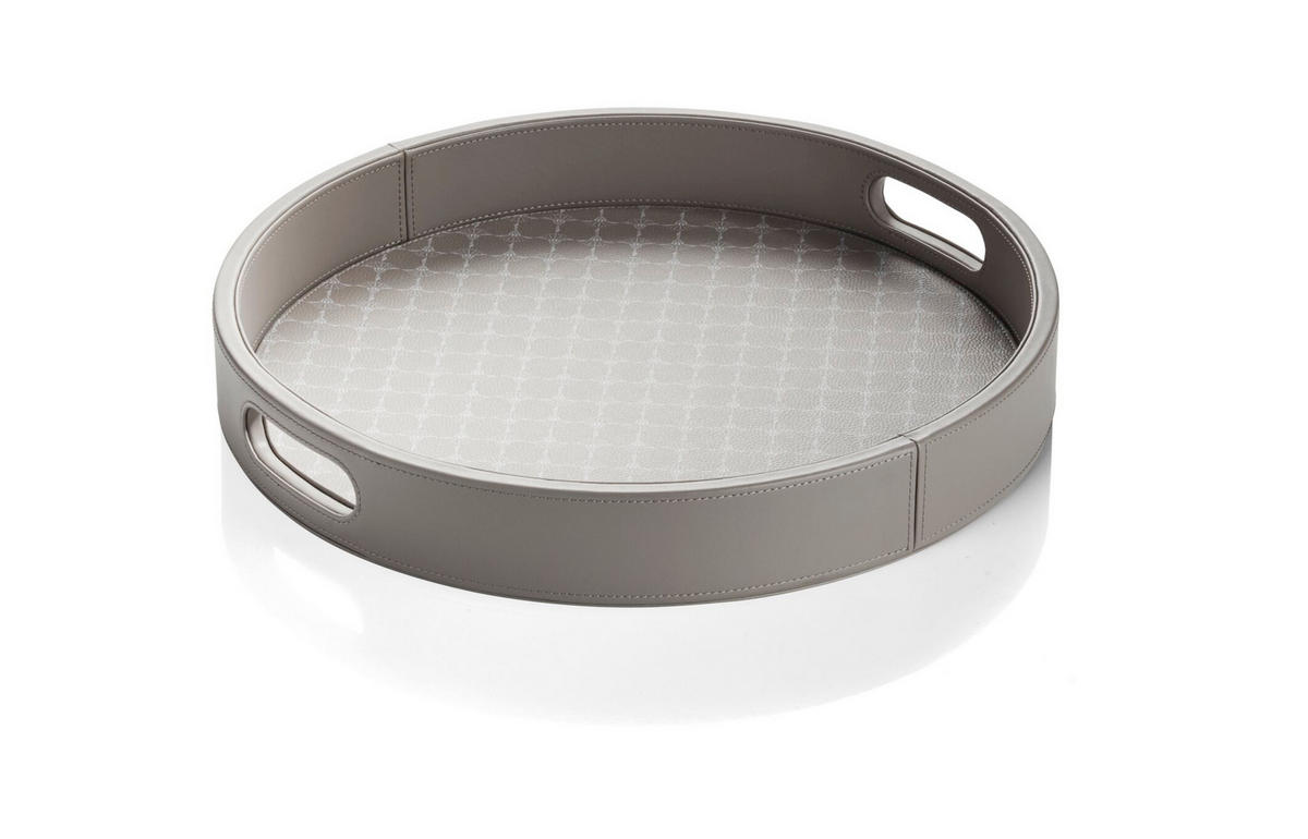 DEKOTABLETT - Weiß/Grau, Design, Kunststoff (36/5,5cm) - Joop!