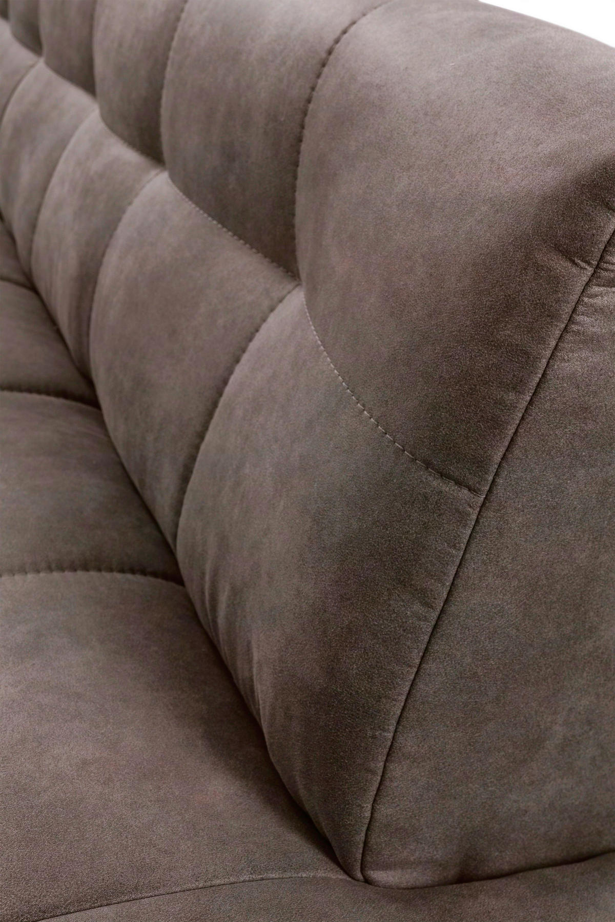 KLUPA KUTNA  smeđa  drvo, tekstil, drvni materijal      - smeđa/crna, Moderno, drvni materijal/drvo (245/157cm) - Livetastic