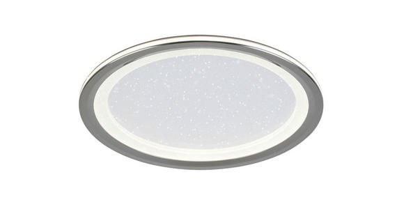 LED-DECKENLEUCHTE 40/6 cm  - Chromfarben/Schwarz, Trend, Kunststoff/Metall (40/6cm) - Novel