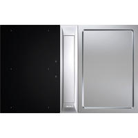 KOCHFELD-DUNSTABZUG-KOMBI PKAS3FIT  - Edelstahlfarben/Schwarz, Basics, Glas/Metall (77/54cm) - Bora