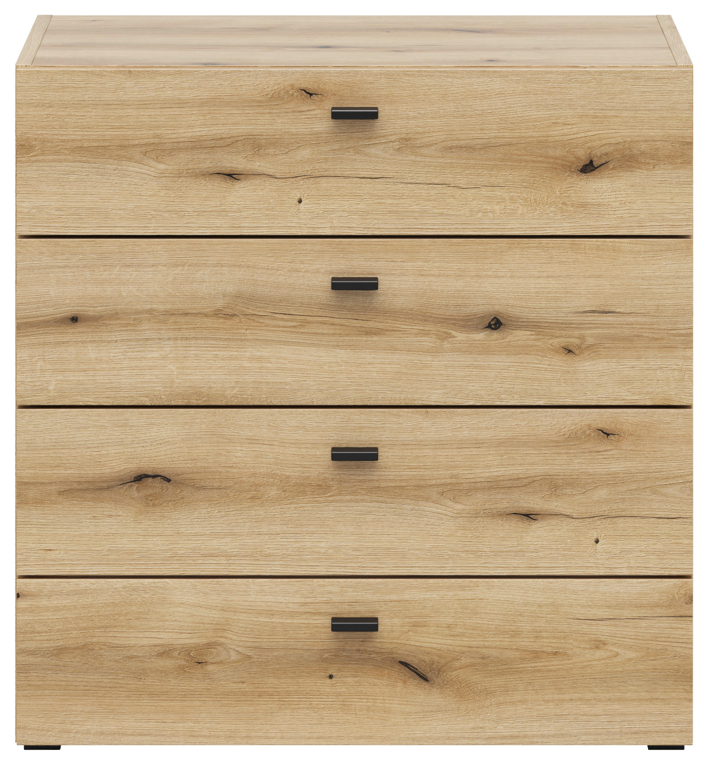 Kommode 4 Laden, B: 64 Cm Sixty-Four , Eichefarben