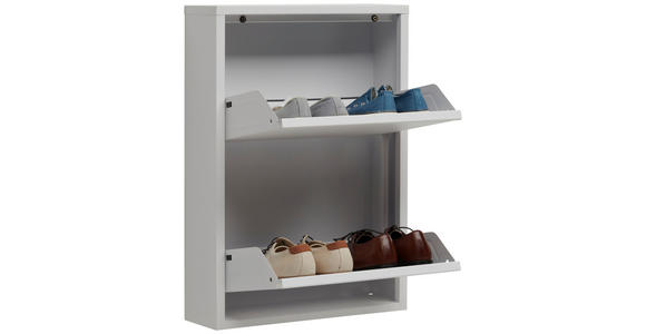 SCHUHKIPPER  in 50/70,5/15 cm  - Weiß, Basics, Metall (50/70,5/15cm) - Carryhome