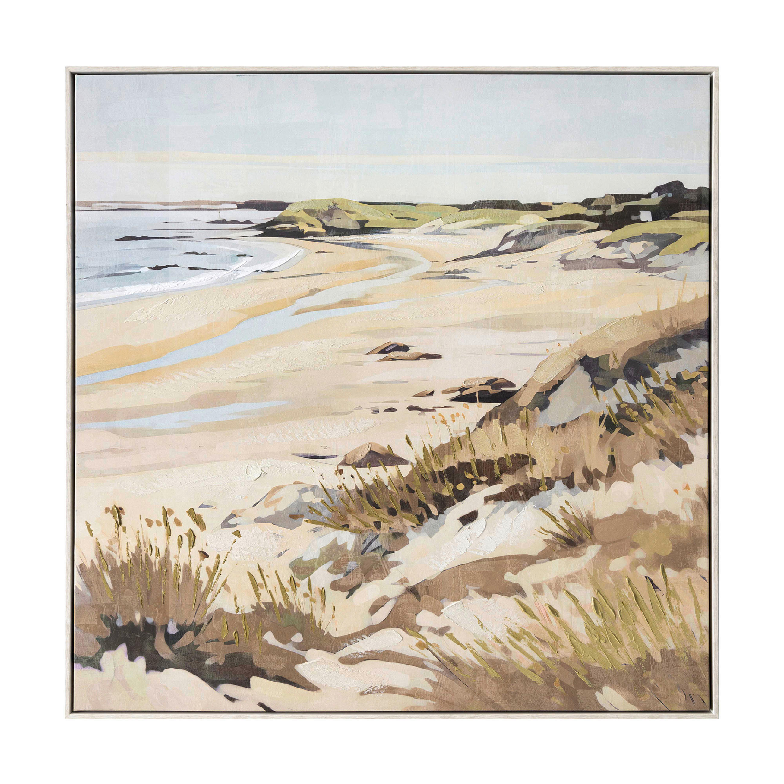 UMETNIŠKI POTISK  100/100 cm   - večbarvno/naravne barve, Natur, umetna masa/tekstil (100/100cm) - Monee