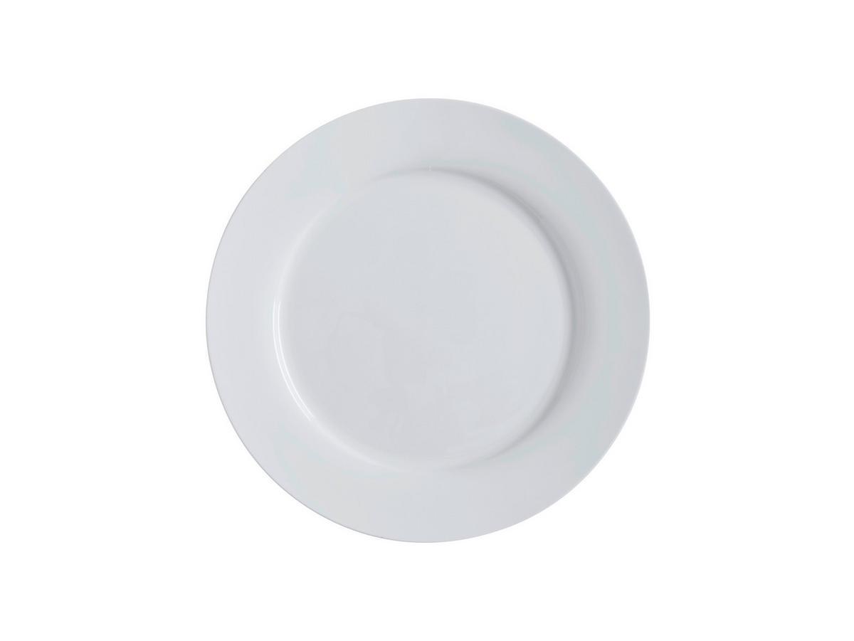 PLYTKÝ TANIER jemný kostný porcelán (fine bone china) keramika 27.5 cm - biela, Basics, keramika (27.5cm) - Maxwell & Williams