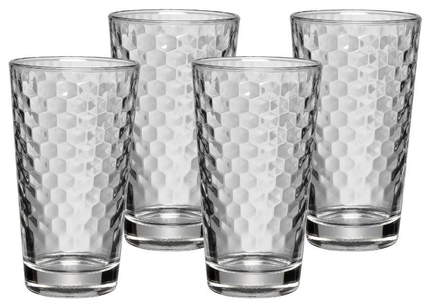 LATTE-MACCHIATO-SET 4-teilig  - Transparent, Basics, Glas - WMF