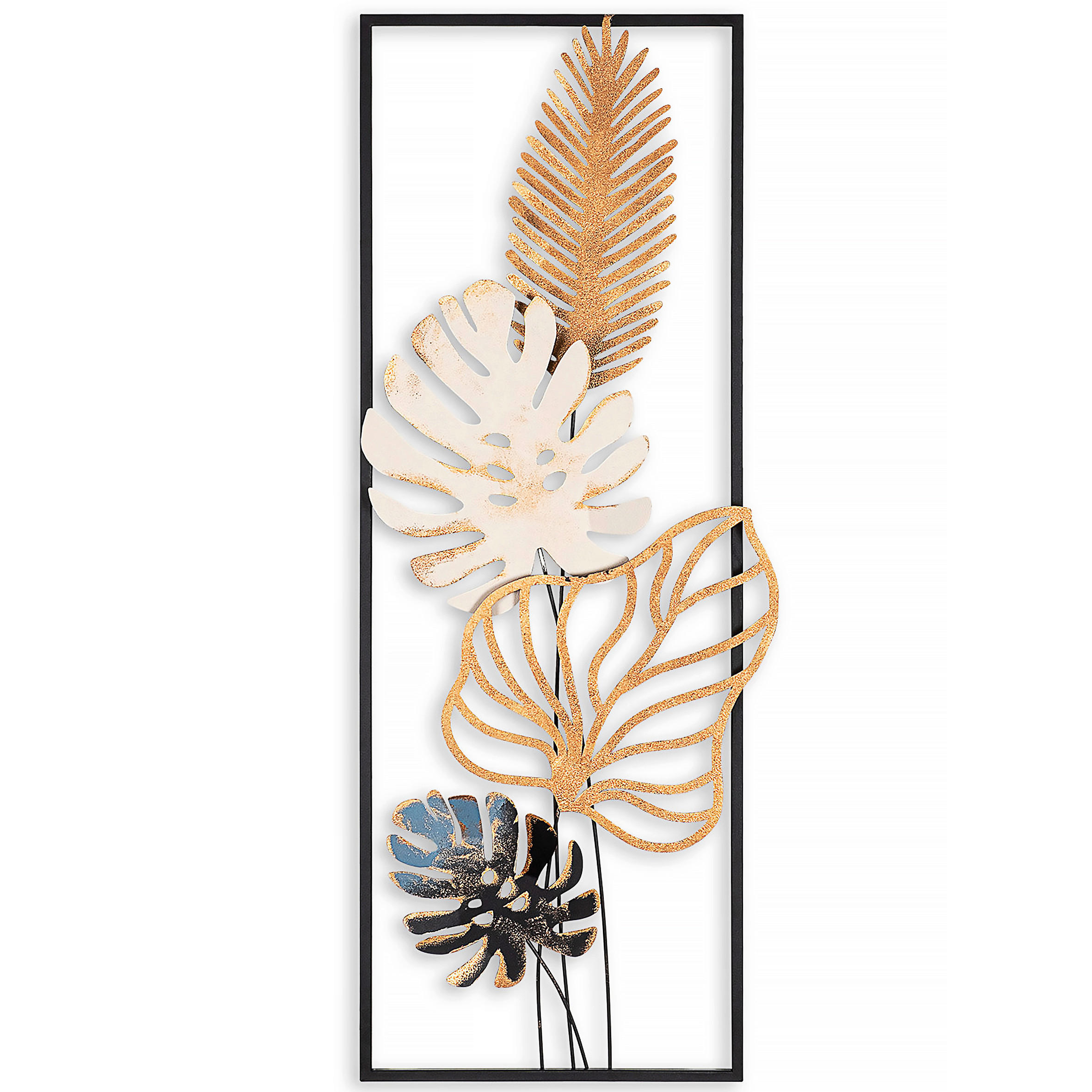 METALLBILD  - Multicolor, Basics, Metall (32/90cm)