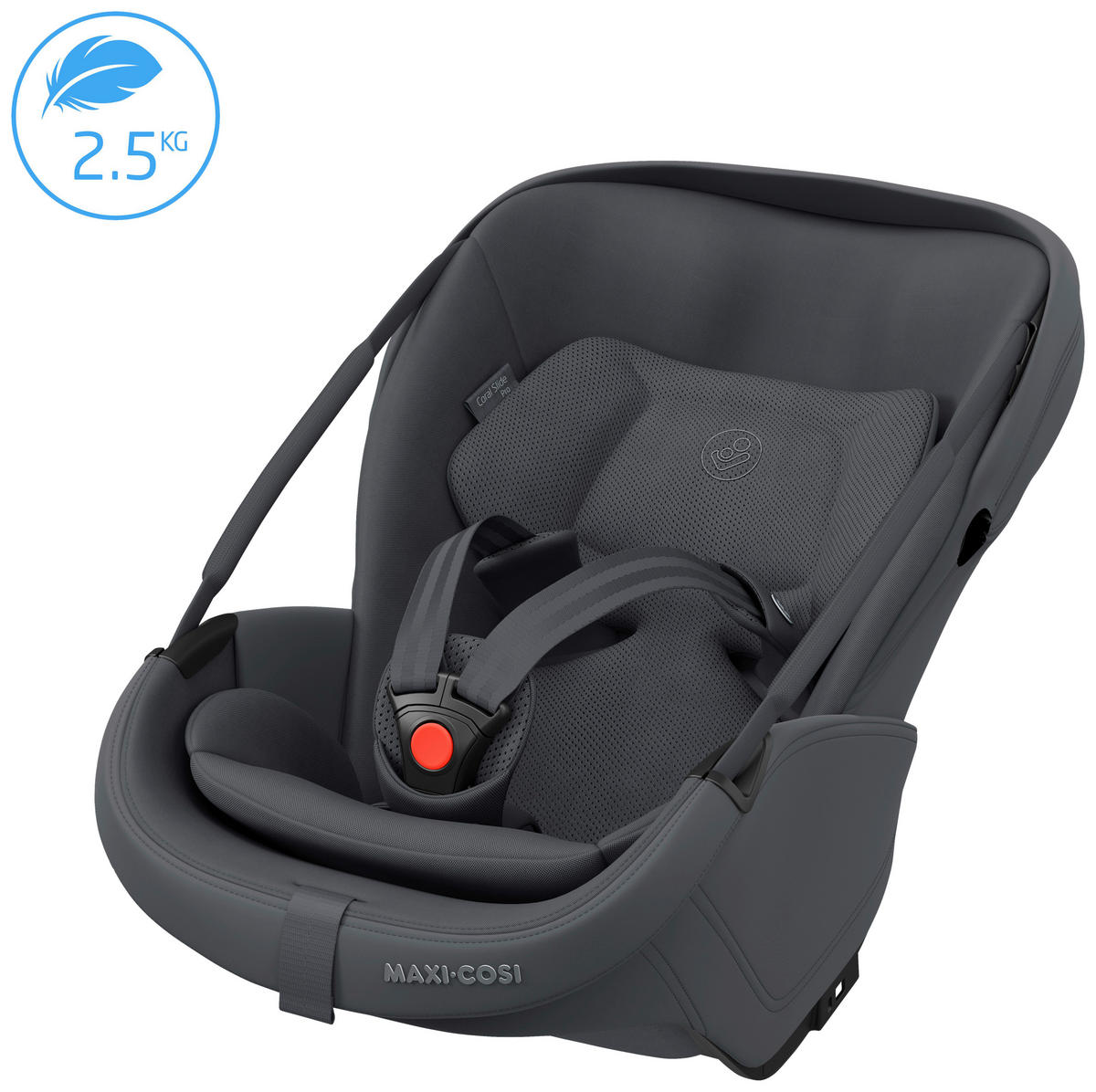 BABYSCHALE Coral Slide Pro  - Graphitfarben, Basics, Kunststoff/Textil - Maxi-Cosi