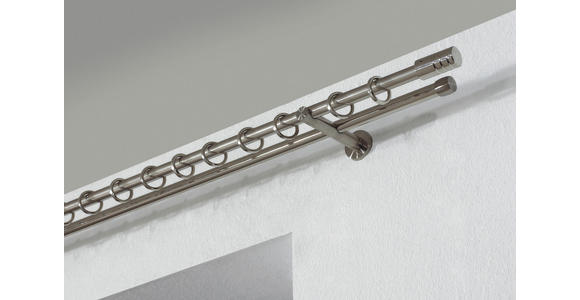 RUNDSTANGENGARNITUR 240 cm - Edelstahlfarben, Basics, Metall (240cm) - Homeware