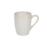 KAFFEEBECHER  360 ml   - Creme, Design, Keramik (8,5/10,5cm) - Novel