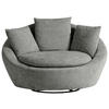 SESSEL Chenille, Webstoff Dunkelgrau    - Dunkelgrau/Silberfarben, MODERN, Kunststoff/Textil (130/80/112cm) - MID.YOU