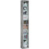 REGAL  21/152/20 cm Grau  - Grau, Basics, Glas/Holzwerkstoff (21/152/20cm) - MID.YOU