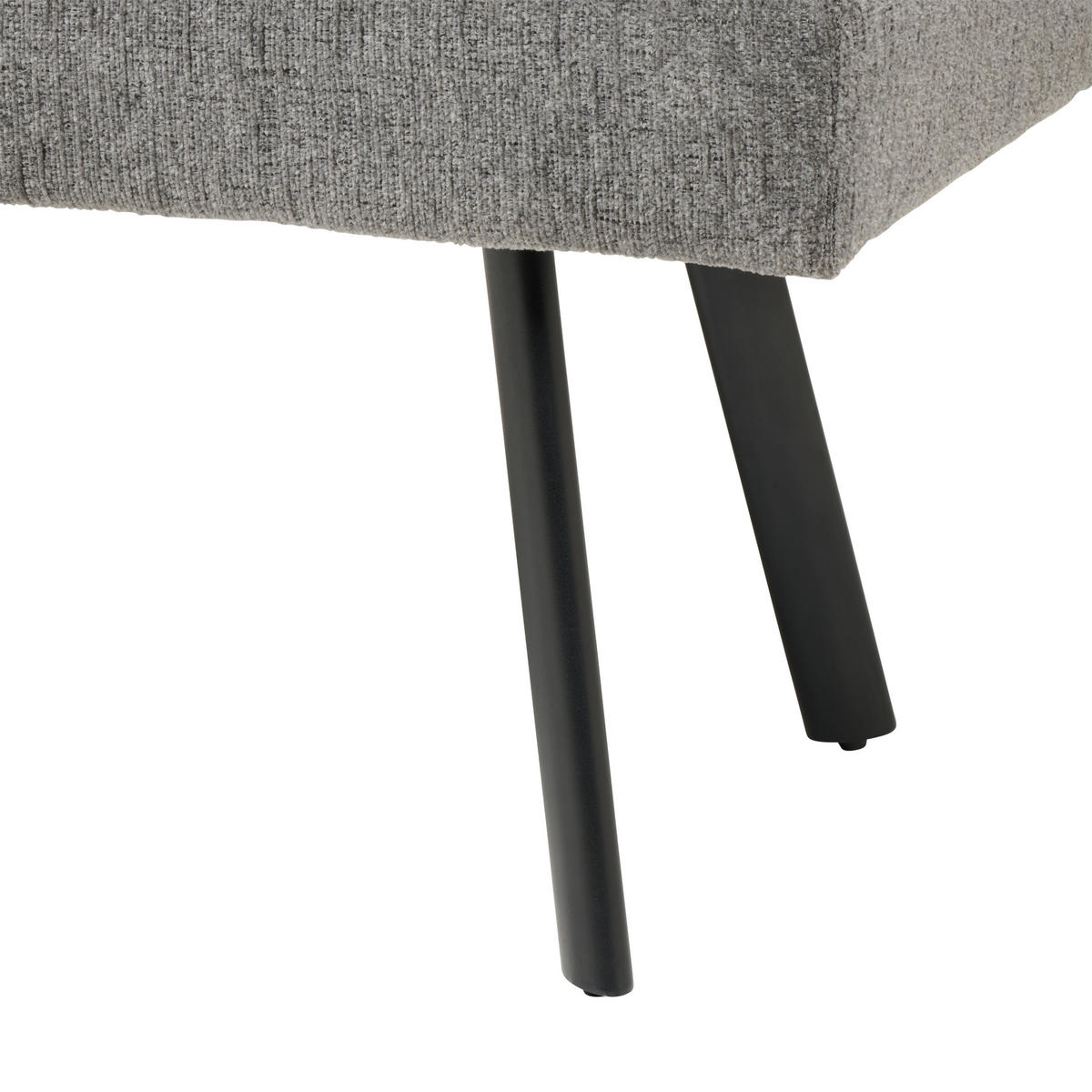 SITZBANK Metall, Textil Anthrazit  - Anthrazit/Schwarz, Konventionell, Textil/Metall (140/49/47cm) - MID.YOU