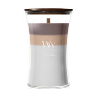 SVIJEĆA MIRISNA  višebojno  - višebojno, Basics, staklo/drvo (10/18/10cm) - WoodWick