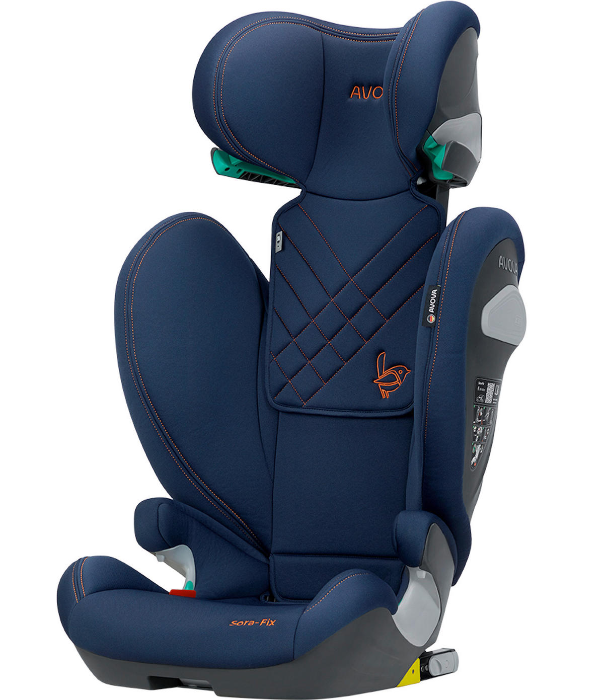 KINDERAUTOSITZ Sora Fix  - Dunkelblau, Basics, Kunststoff/Textil (52/41,5/63 - 83cm) - AVOVA