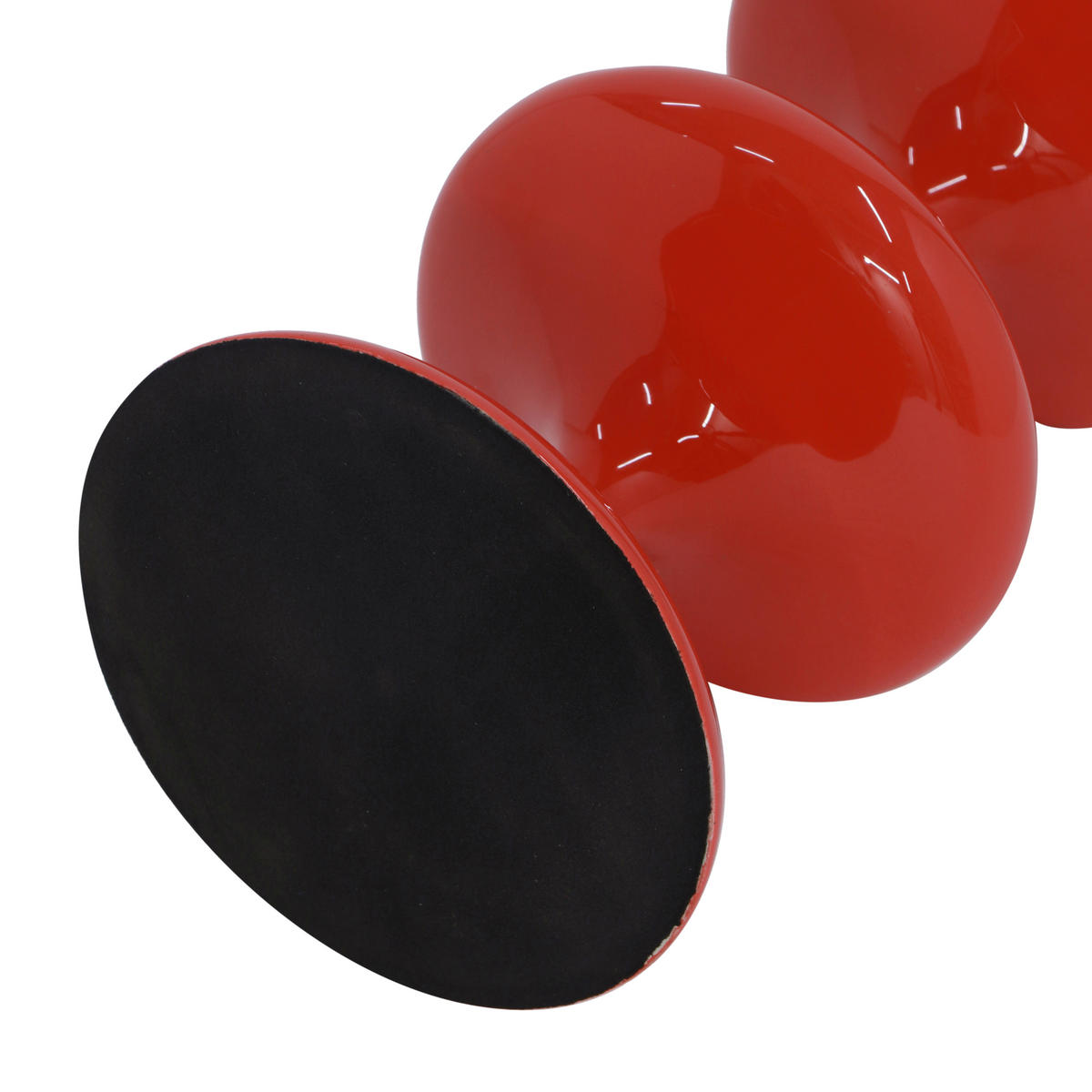 STABKERZENHALTER - Rot, Basics, Metall (11/28/11cm)