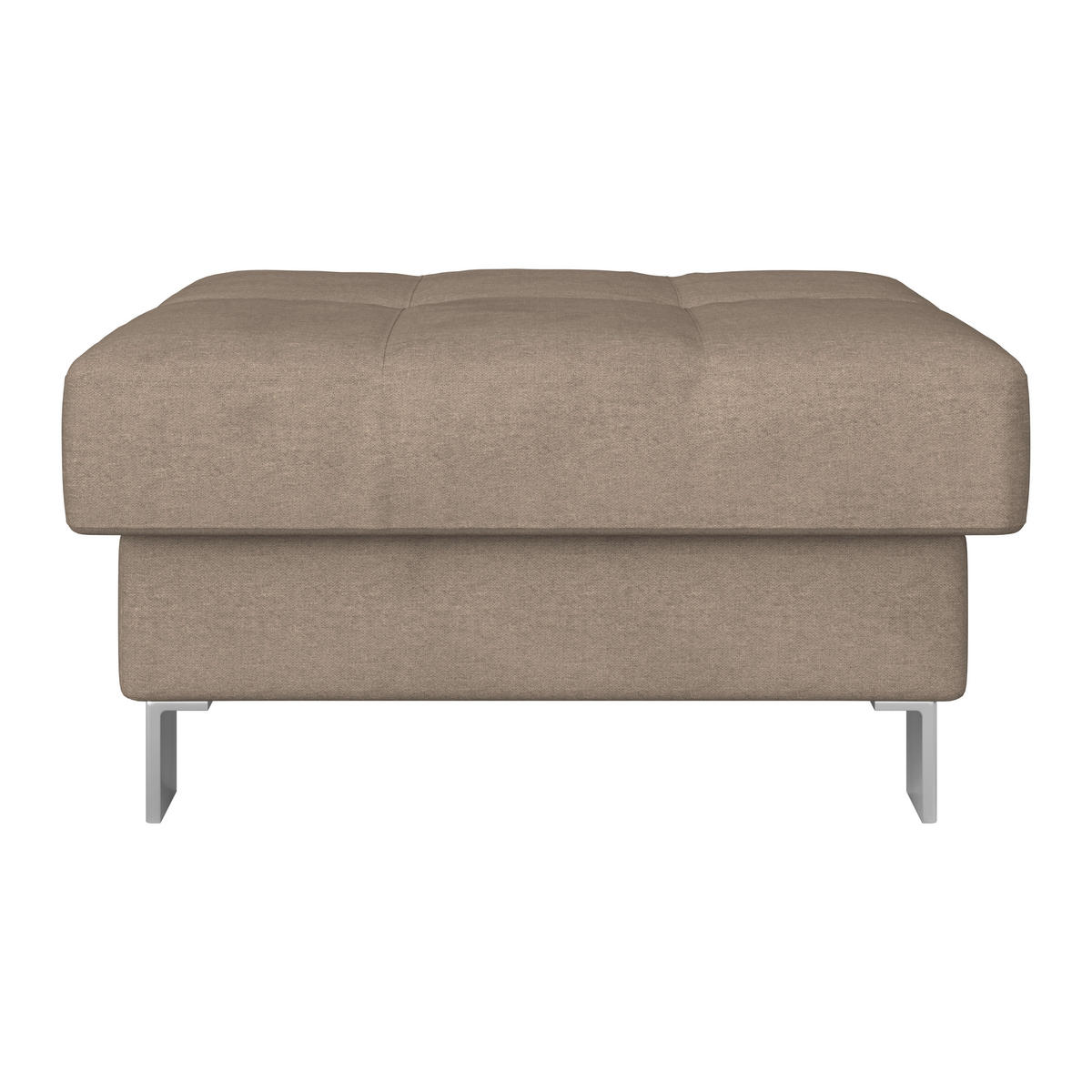 PALL i textil taupe  - taupe, Modern, metall/textil (90/44/73cm) - Ondega