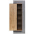 VITRINE in massiv Kerneiche Grau, Eichefarben, Transparent - Eichefarben/Transparent, Natur, Glas/Holz (93/207/39cm) - Valnatura VITRINE in massiv Kerneiche Grau, Eichefarben, Transparent - Eichefarben/Transparent, Natur, Glas/Holz (93/207/39cm) - Valnatura