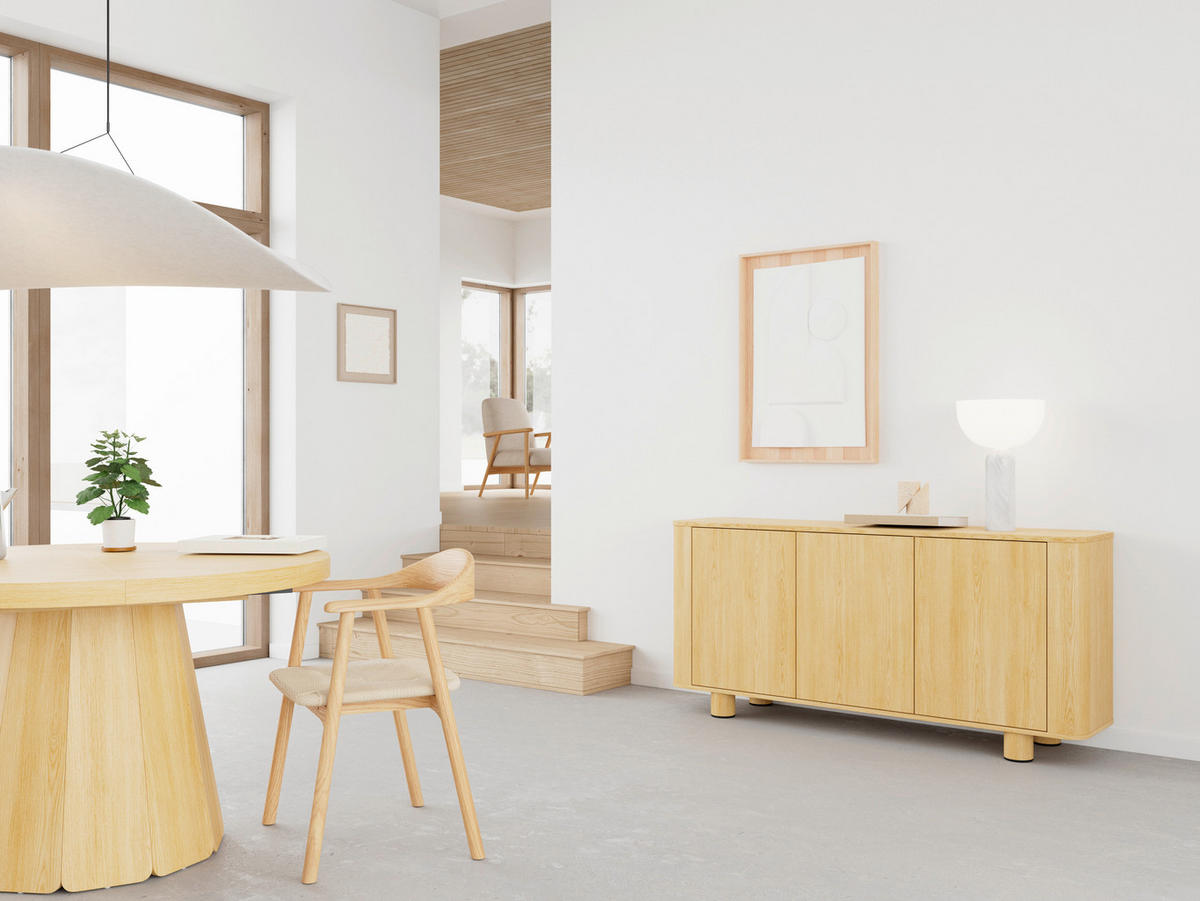 ESSTISCH Nachbildung  Holzwerkstoff ausziehbar Eichefarben  - Eichefarben, KONVENTIONELL, Holzwerkstoff (120/75cm) - MID.YOU