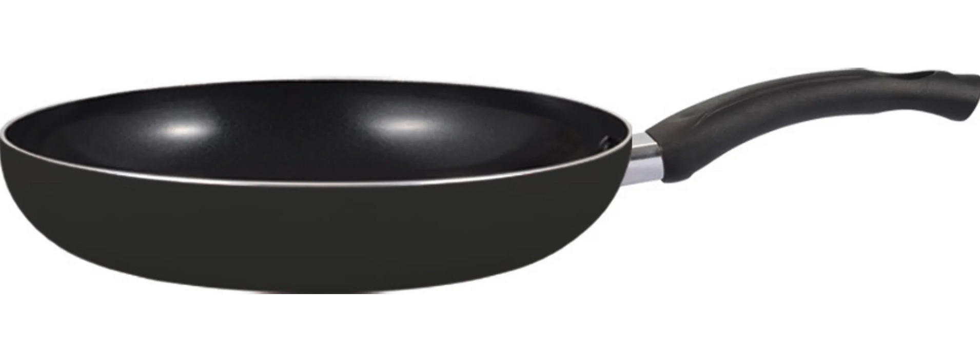 TIGANJ ZA PEČENJE 24 cm - crna, Osnovno, metal (24cm)