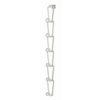 TASCHENHALTER - Weiss, Basics, Metall (7,5/8/77cm)