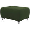HOCKER Webstoff Grün  - Schwarz/Grün, Design, Textil/Metall (88/44/68cm) - LOOKS by W.Joop