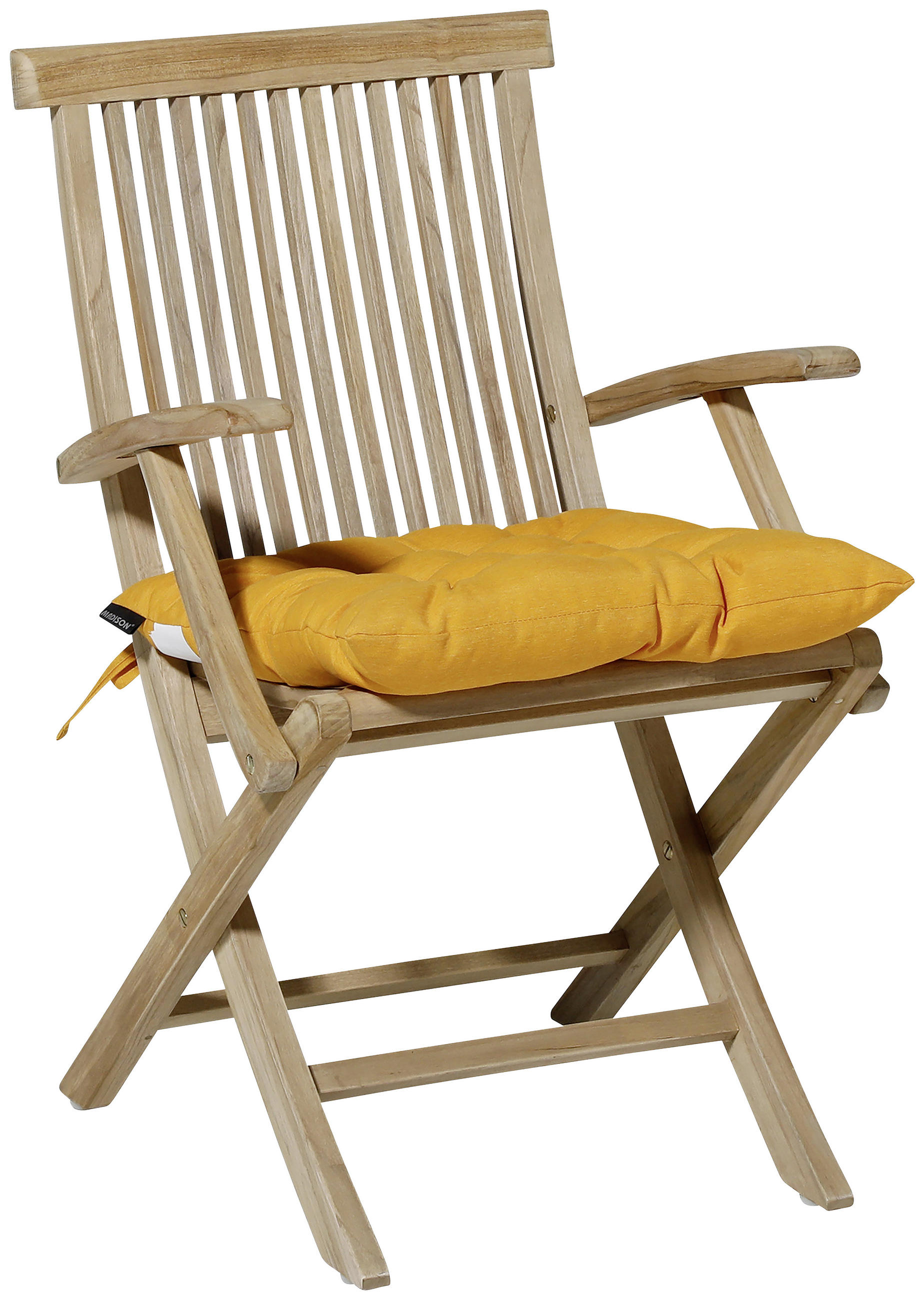 SITZKISSEN 46/46/6 cm    - Gelb, Basics, Textil (46/46/6cm)