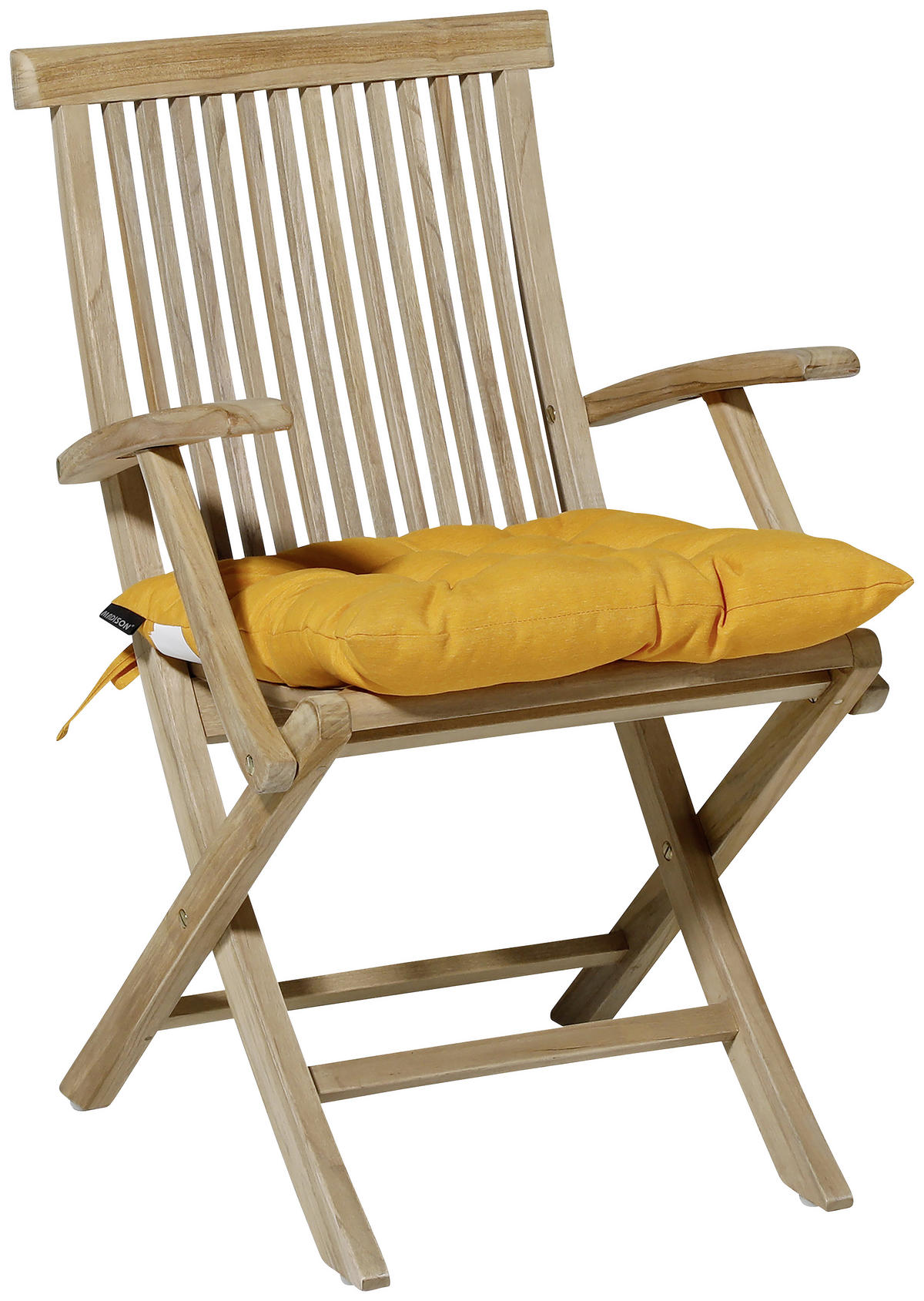 SITZKISSEN 46/46/6 cm    - Gelb, Basics, Textil (46/46/6cm)