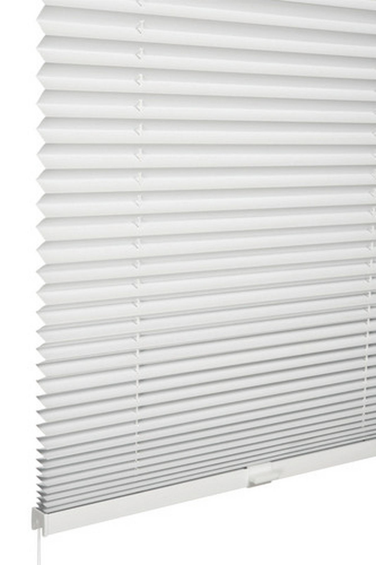 PLISSÉGARDIN  - vit, Basics, textil (50/130cm) - Schöner Wohnen