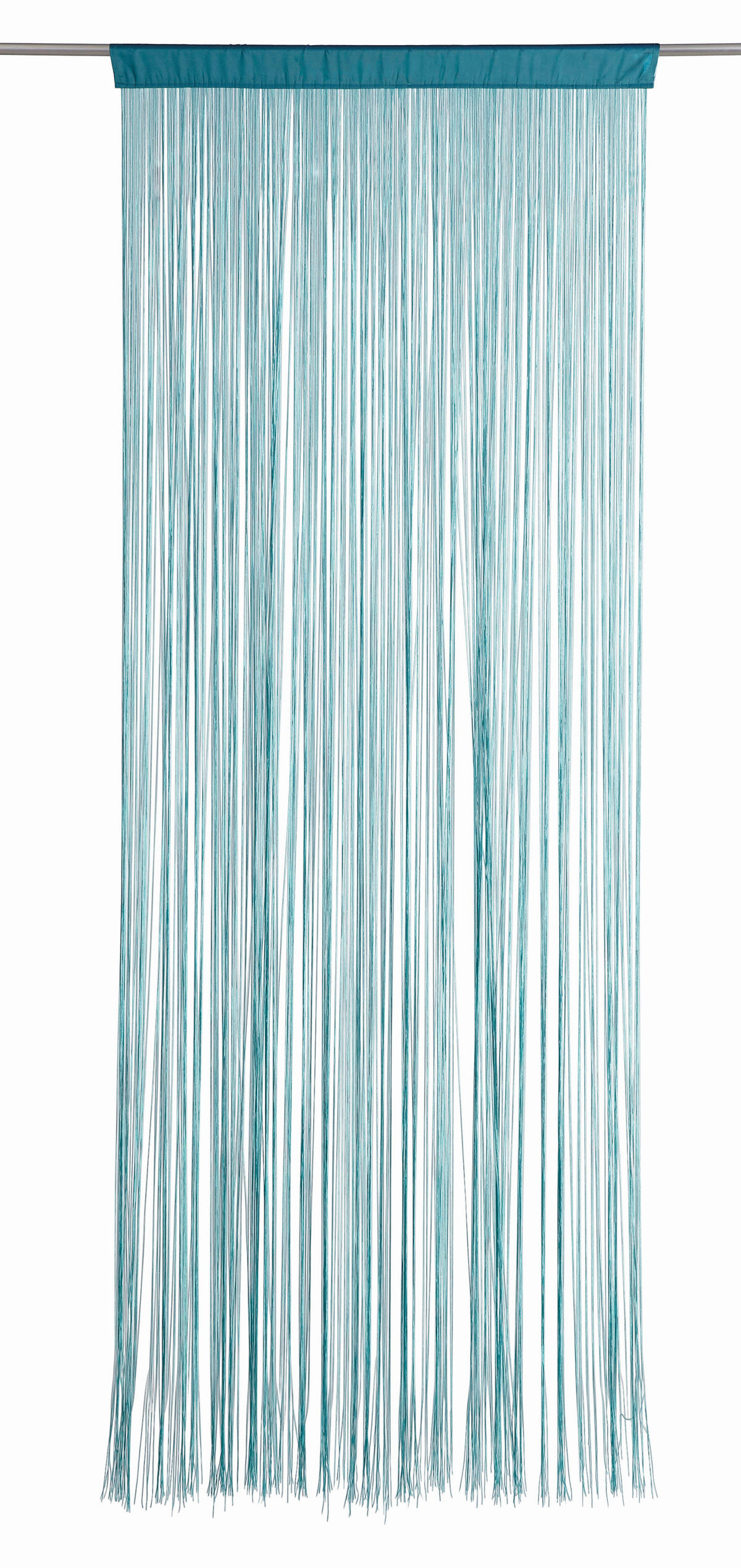 NITASTA ZAVESA UNI, TURKIZNA  prosojno  90/245 cm   - barve petroleja, Konvencionalno, tekstil (90/245cm) - Boxxx