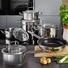 6/1 POSODA LUTZ - prozorna/nerjaveče jeklo, Basics, kovina/steklo - Homeware Profession. 6/1 POSODA LUTZ - prozorna/nerjaveče jeklo, Basics, kovina/steklo - Homeware Profession.