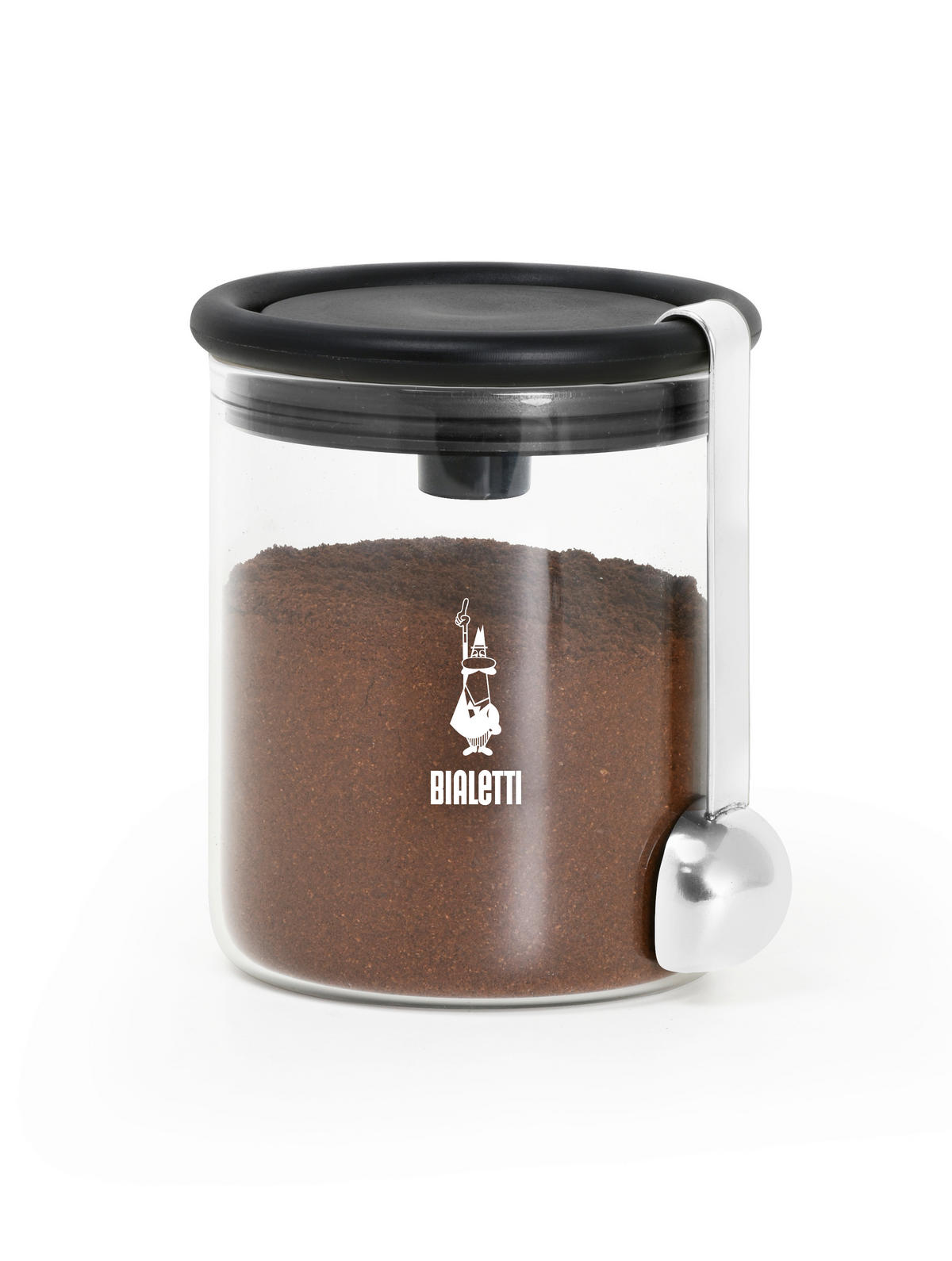 KAFFEEDOSE Glas  - Basics, Glas/Kunststoff (13,5/13,5/18cm) - Bialetti
