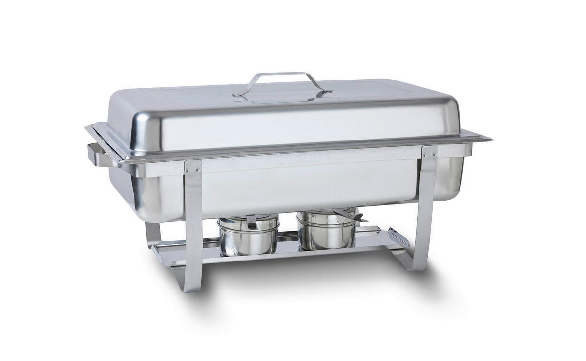 CHAFING-DISH  - Edelstahlfarben, Basics, Metall (60/36/27,8cm) - Homeware Profession.