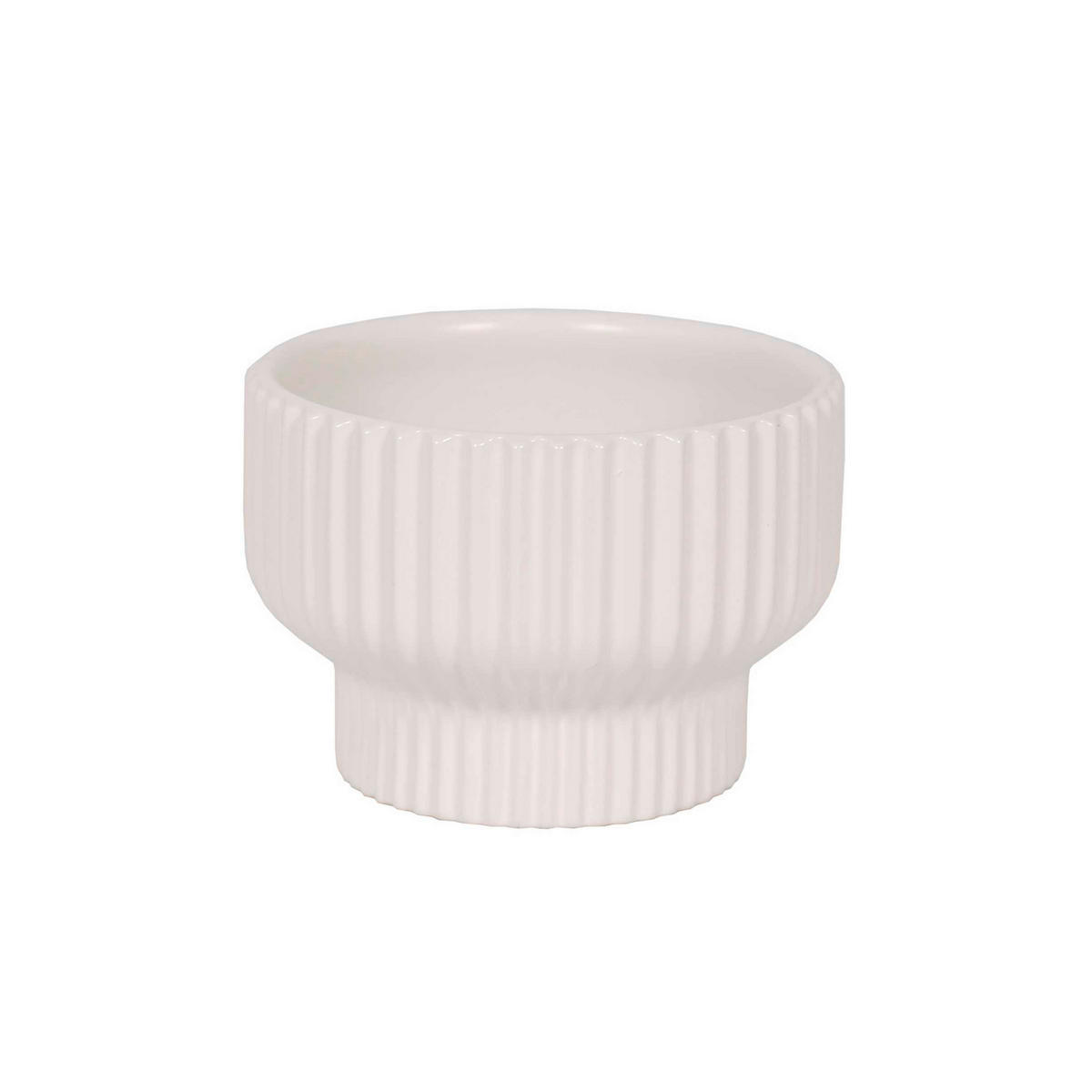 VASE 10 cm  - Weiß Hochglanz, LIFESTYLE, Keramik (10/15cm) - Ambia Home