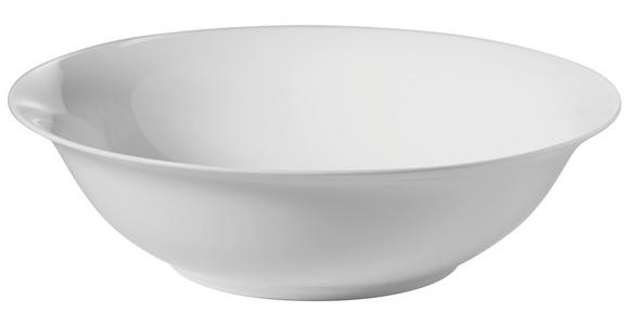 SALATSCHÜSSEL SUNSET 23 cm - Weiß, Basics, Keramik (23cm) - Novel