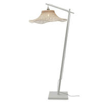 STOJACÍ LAMPA, 65/83/176 cm - bílá/přírodní barvy, Trend (65/83/176cm) - Good & Mojo