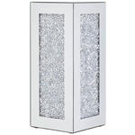 DEKOSÄULE Kunststoff, Glas, Holzwerkstoff  - Silberfarben, Trend, Glas/Holzwerkstoff (30/70/30cm) - Xora