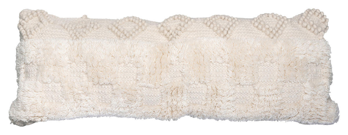 DEKORAČNÍ POLŠTÁŘ  - přírodní barvy, Konvenční, textil (35/95/15cm)