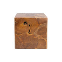 PRÍRUČNÝ STOLÍK, tíkové drevo, číra - číra, Natur, drevo (45/45/45cm)