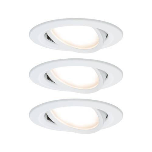 DECKENLEUCHTE 8,4 cm  - Alufarben/Weiß, Basics, Metall (8,4cm) - Paulmann