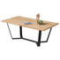 COUCHTISCH in Holz, Metall 110/60/41 cm - Eichefarben/Schwarz, MODERN, Holz/Metall (110/60/41cm) - Hom`in COUCHTISCH in Holz, Metall 110/60/41 cm - Eichefarben/Schwarz, MODERN, Holz/Metall (110/60/41cm) - Hom`in