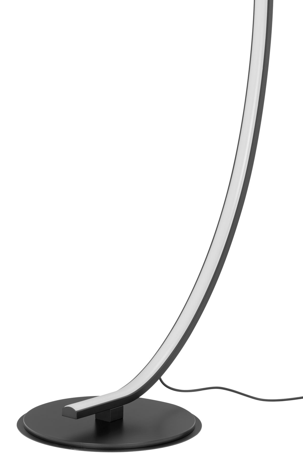 STOJACÍ LED SVÍTIDLO, 81/28/165 cm - černá, Design, kov/plast (81/28/165cm) - Novel