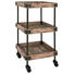 SERVIERWAGEN Holz, Metall Tanne massiv Braun, Schwarz - Schwarz/Braun, Design, Holz/Kunststoff (40/84/40cm) - Carryhome SERVIERWAGEN Holz, Metall Tanne massiv Braun, Schwarz - Schwarz/Braun, Design, Holz/Kunststoff (40/84/40cm) - Carryhome