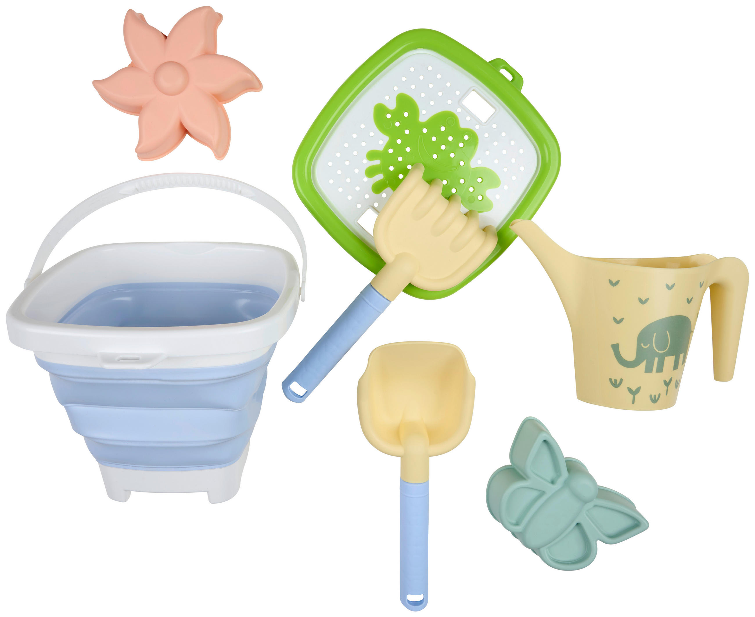 SADA HRAČEK NA PLÁŽ - vícebarevná, Basics, plast